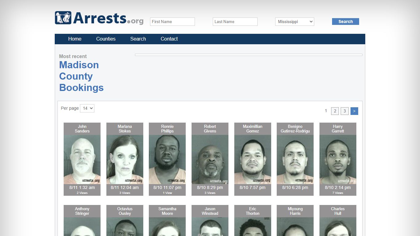 Madison County Arrests and Inmate Search